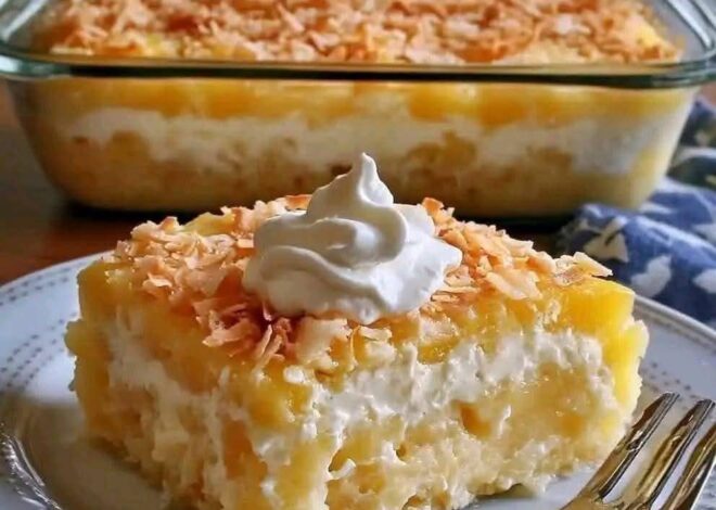 Pineapple Coconut Dream Cake