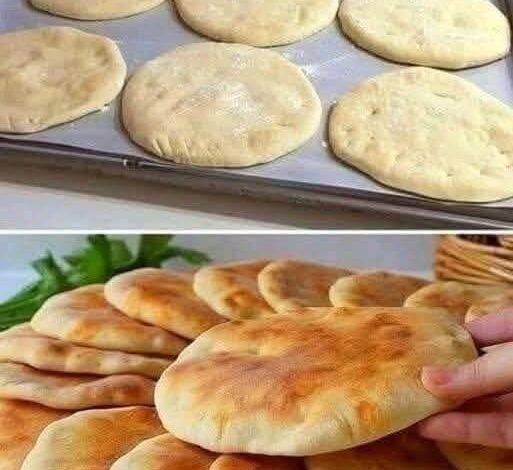 homemade pita bread