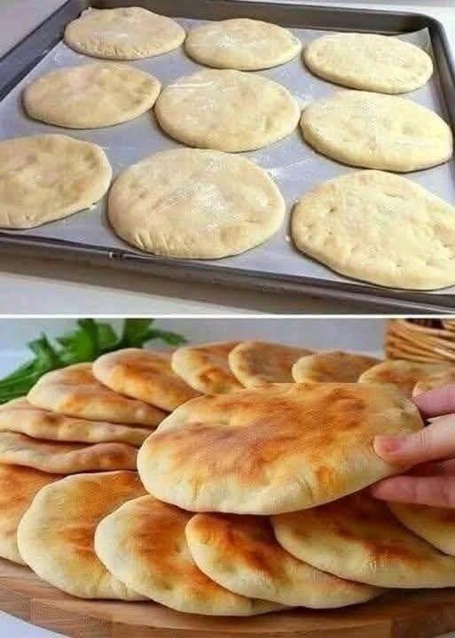 homemade pita bread