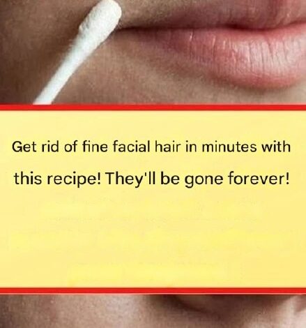 This natural recipe will permanently remove facial hair.